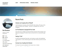 Tablet Screenshot of dandonahue.net